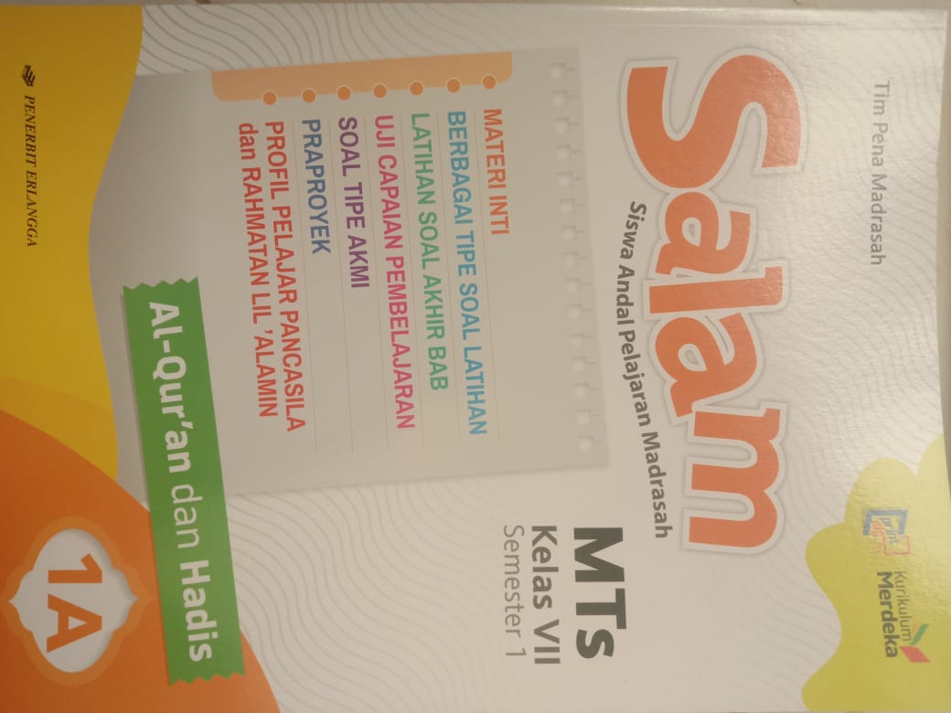 Al-Quran dan Hadis MTs Kelas VII Semester 1